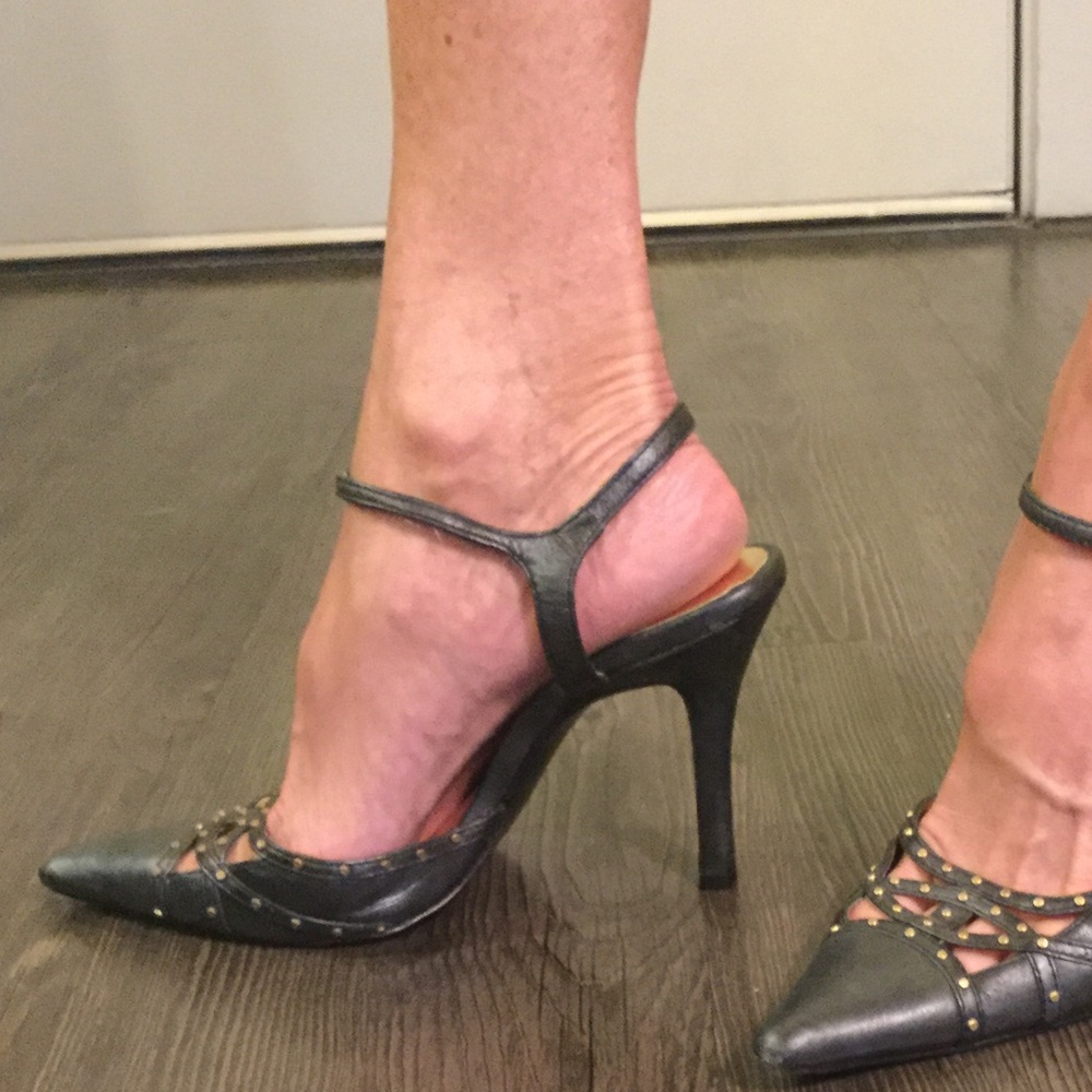 Beautiful Martinez Valero Slate Blue Shoes